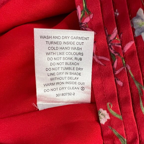 Anthropologie Floral Cropped Pants High Rise Trousers Wide Leg Dainty Romantic - Picture 9 of 13